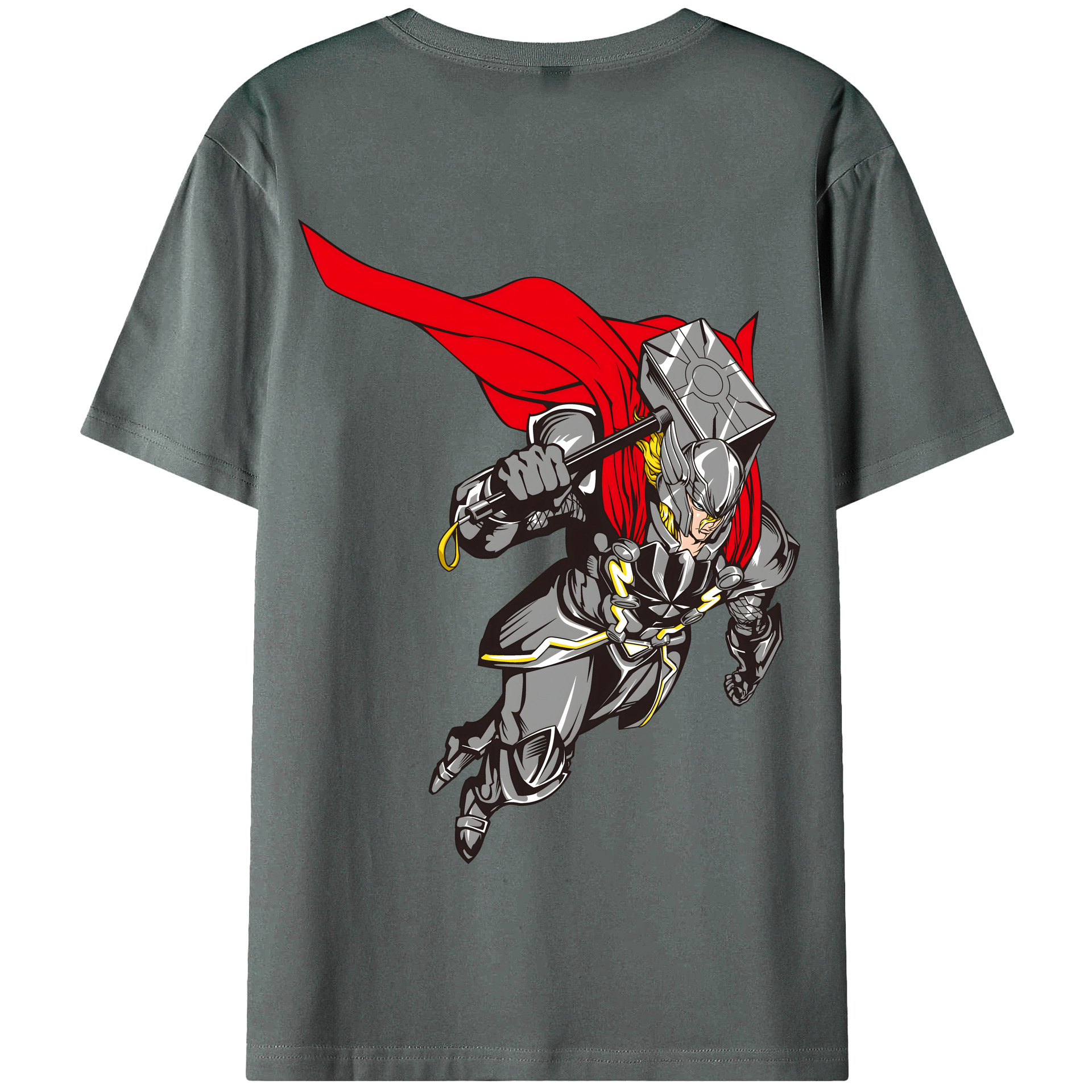（画像用） アベンジャーズ The Avengers 綿100％半袖Tシャツ（背面プリント）